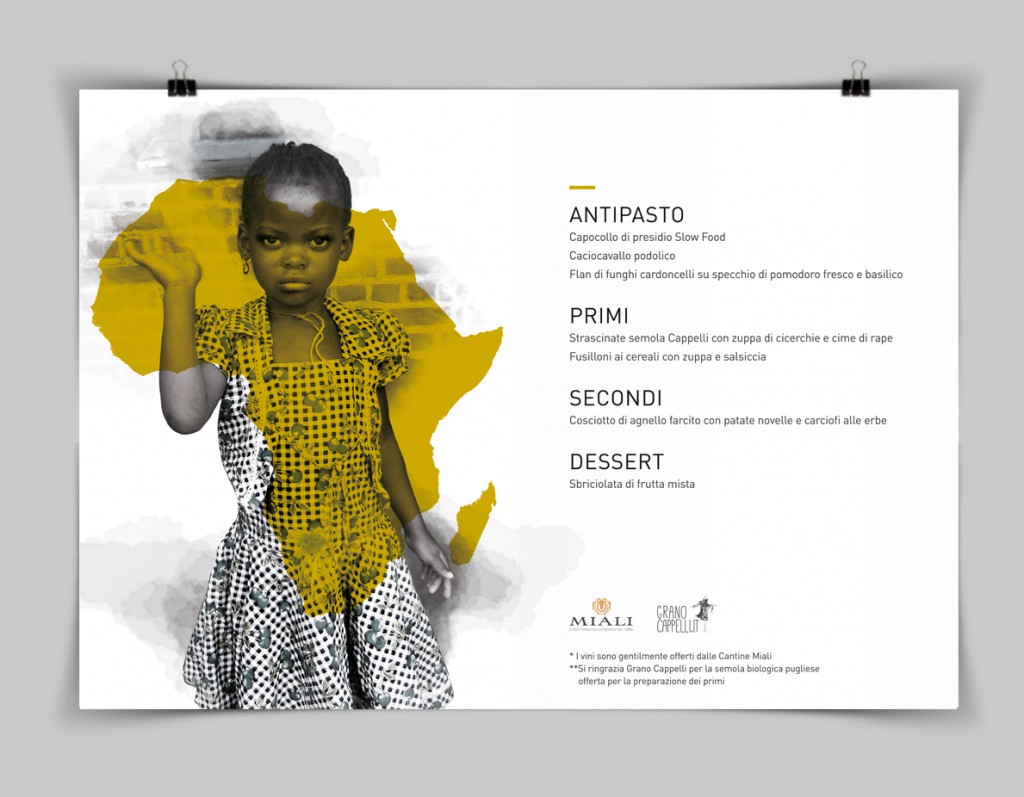 uniti per il congo menu